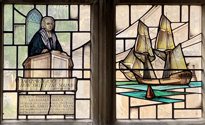 Stained glass window - Olney